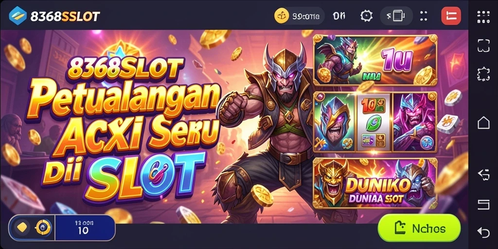 Tampilan gameplay mendebarkan dari 8368SLOT dengan aksi yang memikat.