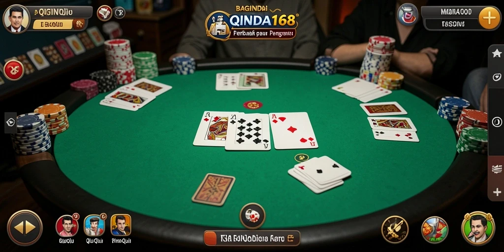 Screenshot utama gameplay QiuQiu di BAGINDA168.