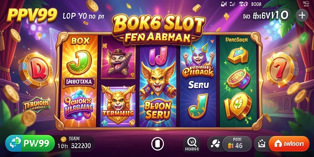 Screenshot utama PPV99 menunjukkan gameplay Slot yang menarik dan dinamis.