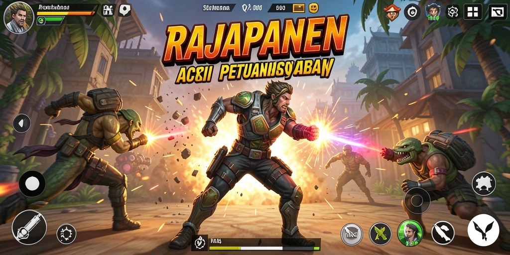 Screenshot gameplay RAJAPANEN yang menampilkan aksi seru dan grafis menawan.