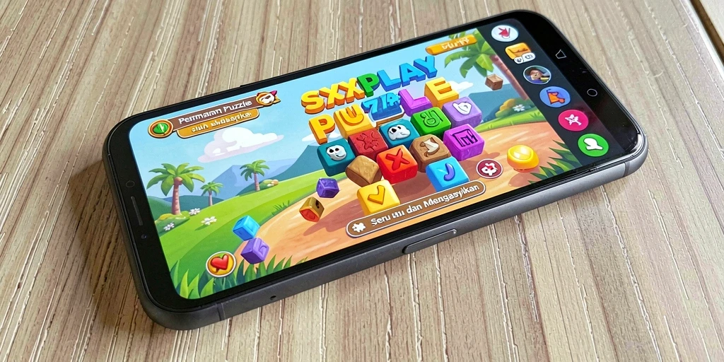 Tampilan gameplay menantang dari SXXPLAY dengan berbagai teka-teki.